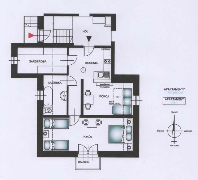 Апартаменты Apartamenty Trip & Room Краков-59